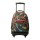 Mochila Escolar Compacta c/ Rodas Renglones TOTTO 1WE Cinza | Ref. 330.MA03ECO00616P1WE