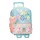 Mochila Pré-Escolar 33cm Adap c/ Carro ENSO Bubbles Azul Ganga | Ref. 186.97823T1