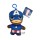 Porta-Chaves Peluche c/ Clipe CAPITÃO AMÉRICA Azul | Ref. 299.2600002849C