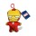 Porta-Chaves Peluche c/ Clipe IRON MAN Vermelho | Ref. 299.2600002849