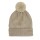ANEKKE Gorro de Malha c/ Detalhes e Pompom Bege | Ref. 280.41481-323