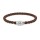 Pulseira de Homem em Pele MONTBLANC 3 Rings 63mm Castanha | Ref. 238.136001