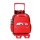 Mochila Pré-Escolar 25cm Adap. c/ Carro CARS McQueen Red Vermelha | Ref. 186.42120V1