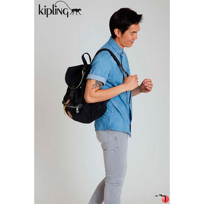Kipling Mochila Media KEEPER Black Uo