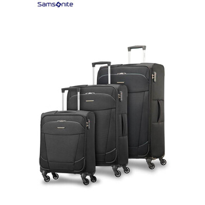 Samsonite Conjunto 3 Trolleys de Viagem 4 Rodas Spinner 55 68 79 cm ARTOS Preto