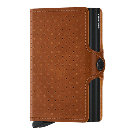 Secrid TWINWALLET Perforated Cognac - Ref. 297.TPF-CO