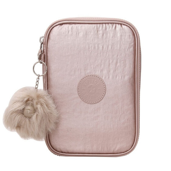 Estojo Escolar Kipling 100 PENS Metallic Rose | Ref. 187.KI2974G45