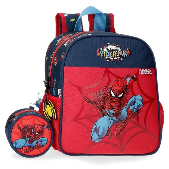 Mochila Pré-Escolar 25cm Spiderman POP Multicolor | Ref. 186.2072021