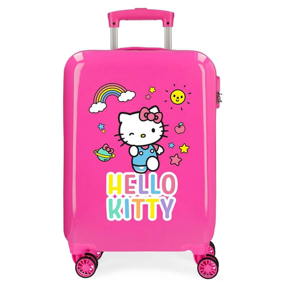 Mala/Trolley de Cabine 55cm 4 Rodas Spinner Hello Kitty YOU ARE CUTE Fuchsia | Ref. 186.2151722