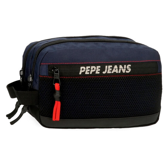 Necessaire Duplo Compartimento Pepe Jeans SPLIT Azul Escuro | Ref. 186.6164521
