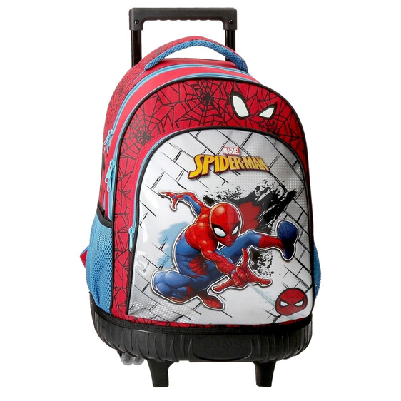 Mochila Escolar Compact 2 Rodas Spiderman RED Multicolor | Ref. 186.4042921