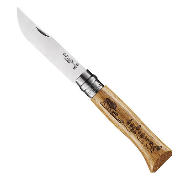 Canivete Opinel N.º 8 Inox Animalia Javali | Ref. 314.OP002331