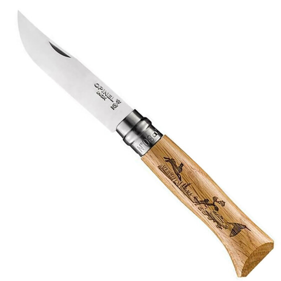 Canivete Opinel N.º 8 Inox Animalia Lebre | Ref. 314.OP002333