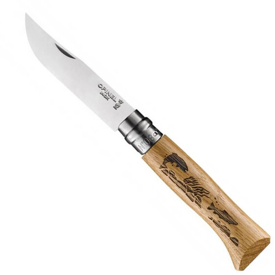 Canivete Opinel N.º 8 Inox Animalia Truta | Ref. 314.OP002334
