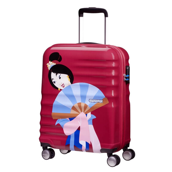 American Tourister Mala de Cabine / Trolley 55cm 4R WAVEBREAKER DISNEY Princesa Mulan | Ref. 9231C01650