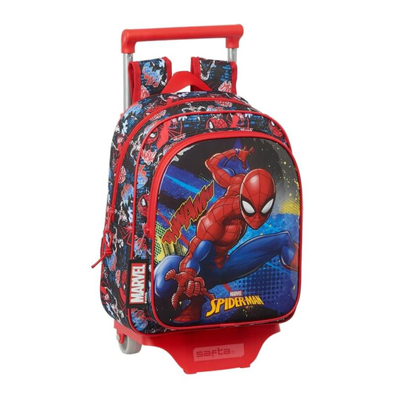 Mochila Infantil com Carro 705 Spider-Man GO HERO Vermelha | Ref. 248.612143020