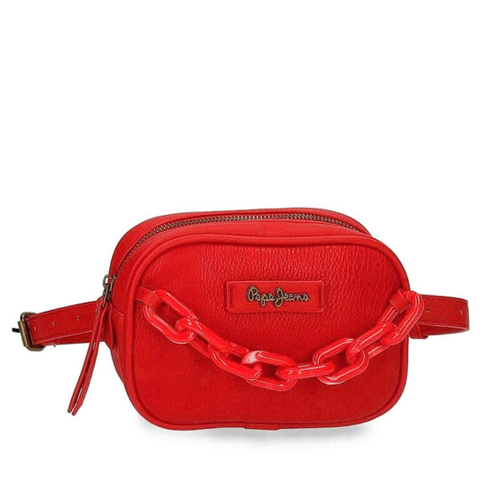 Bolsa de Cintura Pepe Jeans CHAIN Vermelha | Ref. 186.7574923