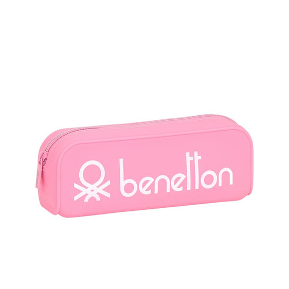 Estojo Escolar Silicone Benetton BLOOMING Rosa | Ref. 248.812150886