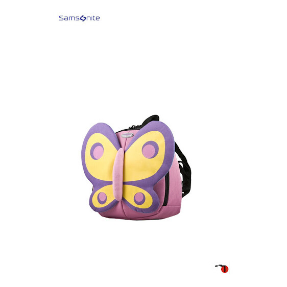 Samsonite Sammies Dreams Mochila Pequena (Borboleta/Rosa)