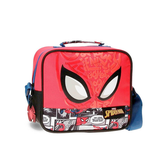 Lancheira Adap Spiderman COMIC Vermelha | Ref. 186.2254821