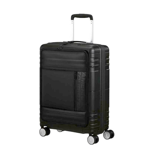 American Tourister Trolley Cabine 55cm 4R HELLO CABIN Coated Preto | Ref. 92MC400209
