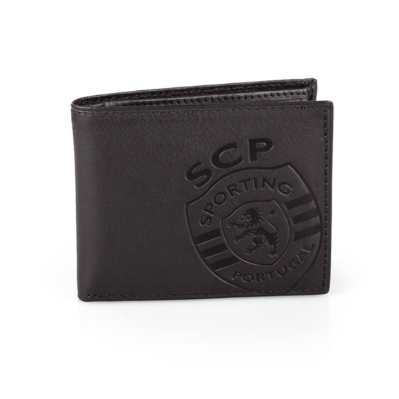 Carteira para Homem SPORTING Oficial Preta | Ref. 51.SCP3582P