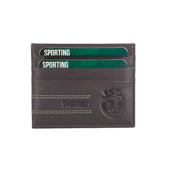 Porta Cartões para 6CC SPORTING Oficial Castanho | Ref. 51.SCP3889C