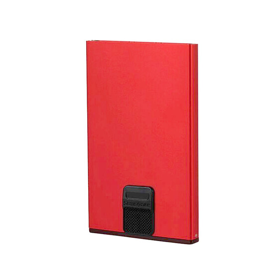 Samsonite Porta-Cartões Deslizante ALU FIT SLG Vermelho | Ref. 92KB920100
