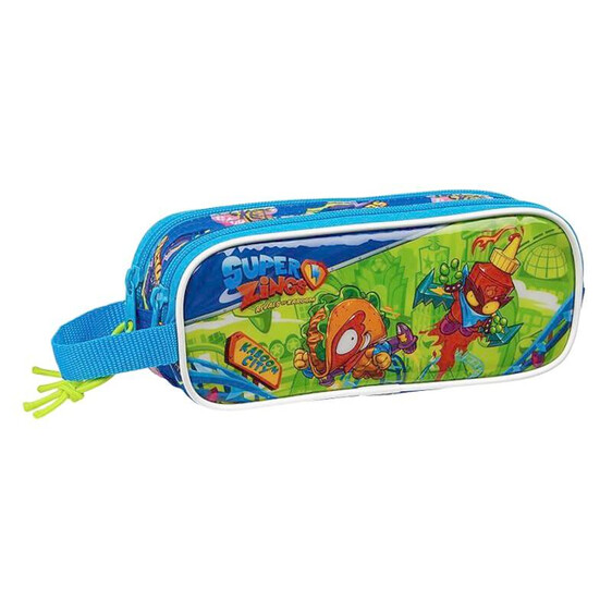 Estojo Escolar Duplo Compartimento SuperZings SÉRIE 5 Azul | Ref. 248.812076513