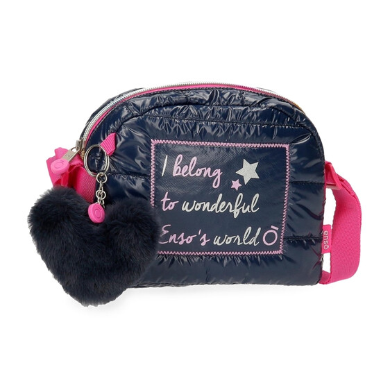 Bolsa de Tiracolo Enso MAKE A WISH Azul Escuro | Ref. 186.9195421