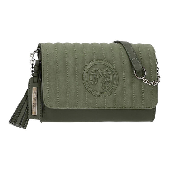 Bolsa de Tiracolo c/ Aba Pepe Jeans LIA Verde | Ref. 186.7815223