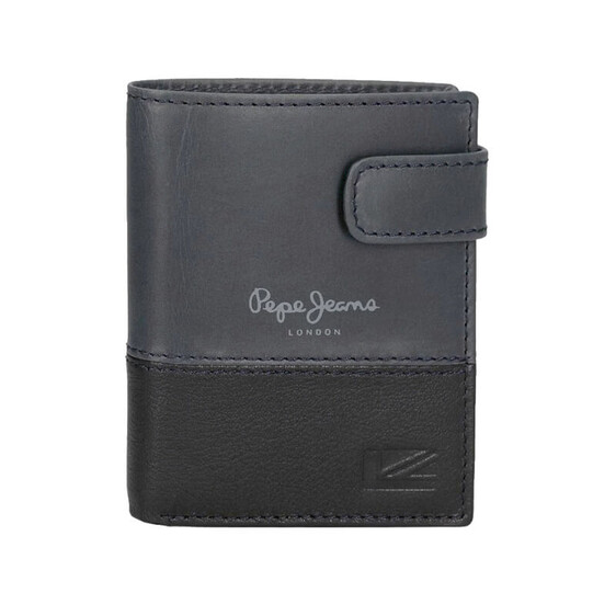Carteira de Homem Vertical c/ Mola Pepe Jeans UNITED Azul | Ref. 186.7951223