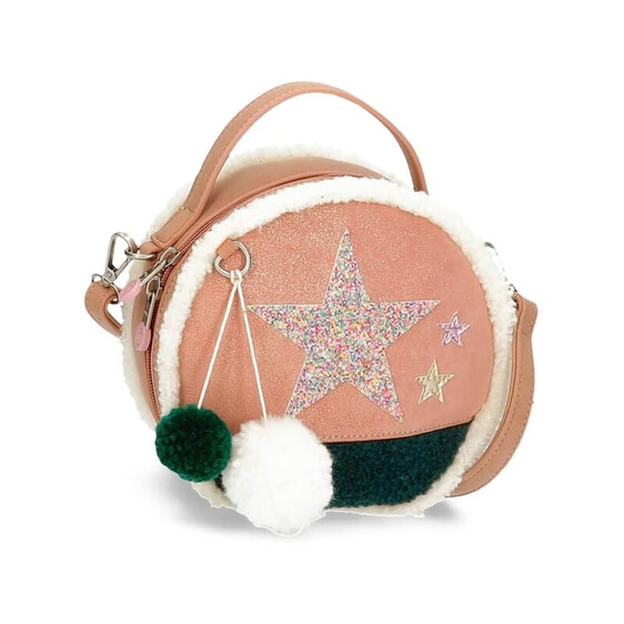 Bolsa de Tiracolo Redonda Enso SHINE STARS Rosa | Ref. 186.9185221