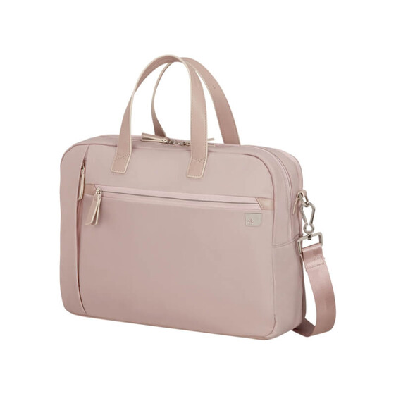 Samsonite Pasta de Senhora 2C. para Portátil 15.6” ECO WAVE Cinza Pedra | Ref. 92KC200258
