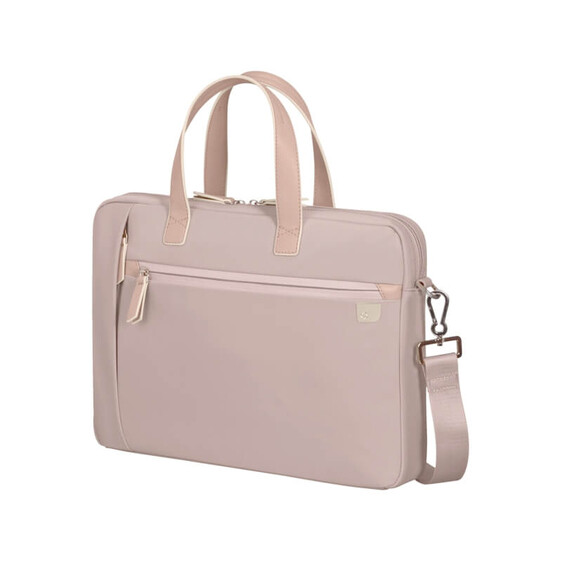 Samsonite Pasta de Senhora para Portátil 15.6” ECO WAVE Cinza Pedra | Ref. 92KC200158