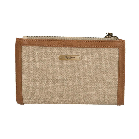 Carteira Porta-Moedas Pepe Jeans DINA Bege | Ref. 186.7078631