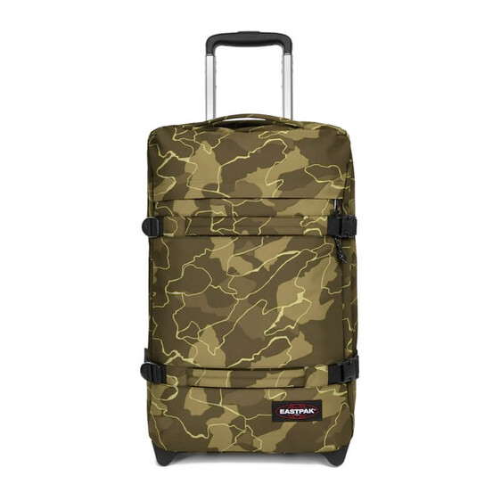 Mala/Trolley Cabine 55cm Eastpak 2 Rodas Upright TRANSIT’R S Camouflash Khak | Ref. 267.BA7050