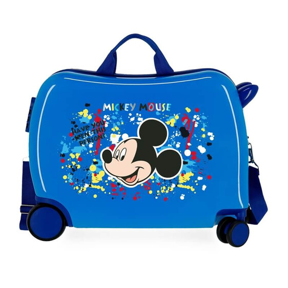 Mala de Viagem Infantil ABS 4 Rodas Mickey COLOUR MAYHEM Azul | Ref. 186.4579822