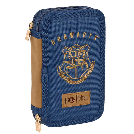 Estojo Escolar Duplo 28 Peças Harry Potter MAGICAL Azul | Ref. 248.412293854