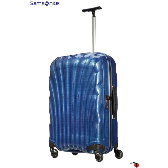 Samsonite Mala/Trolley de Viagem Médio 69cm 4 Rodas Spinner COSMOLITE Blue - Ref. 92V2210611