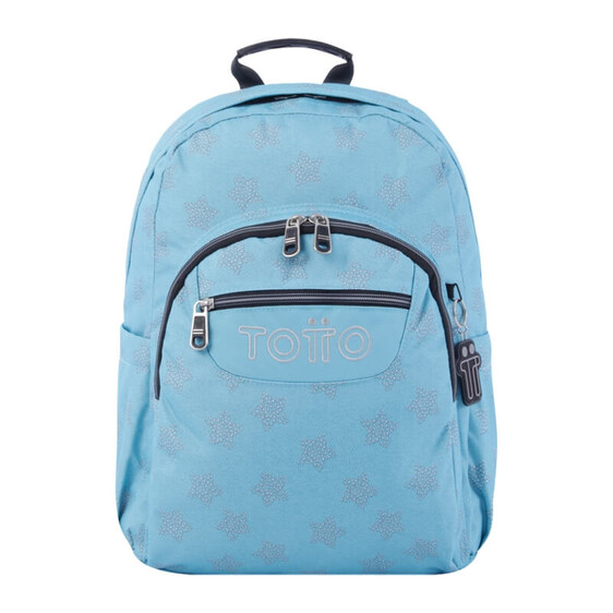 Mochila Escolar Acuarela Totto Azul Estrela | Ref. 330.MA04ECO0013DQ