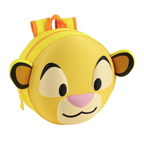 Mochila Pré-Escolar 31cm Simba 3D Amarela | Ref. 248.642268358