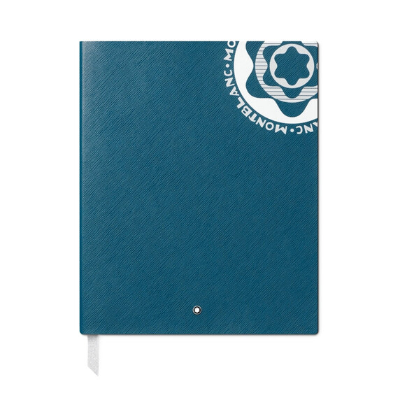 Notebook Montblanc Fine #149 Vintage logo Azul Petrol | Ref. 238.129472