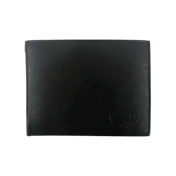 Carteira Horizontal c/ Porta Moedas Grande J&D CLASSIC Preta | Ref. 86.12160P
