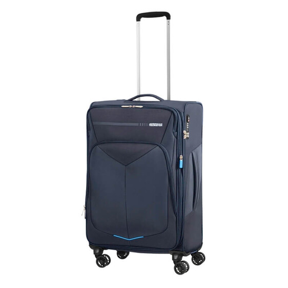 American Tourister Mala/Trolley Médio 67cm 4 Rodas Spinner Exp. SUMMERFUNK Azul Marinho | Ref. 9278G00441