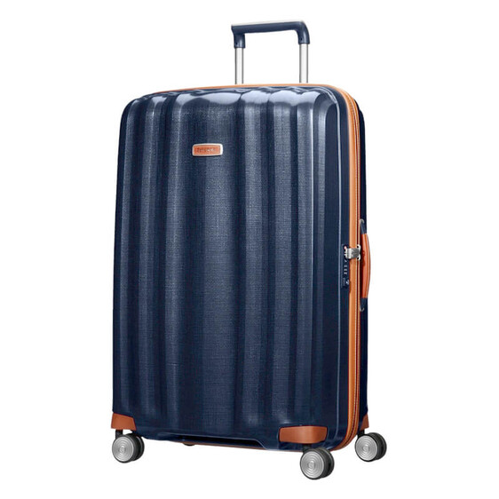 Samsonite Mala/Trolley de Viagem Gigante 82cm 4 Rodas Spinner LITE-CUBE DLX Midnight Blue | Ref. 9282V00501