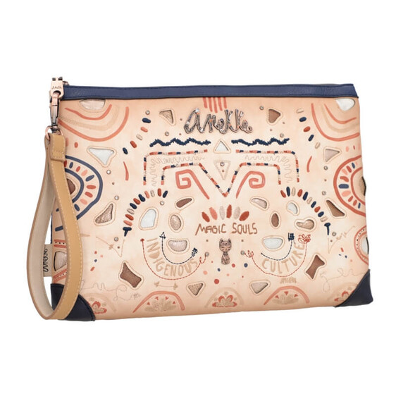 Anekke Bolsa de Mão MENIRE TRIBE Azul | Ref. 280.36624-017