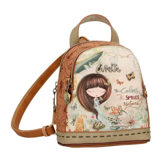 Anekke Mini Mochila Casual AMAZONIA Bege | Ref. 280.36705-187