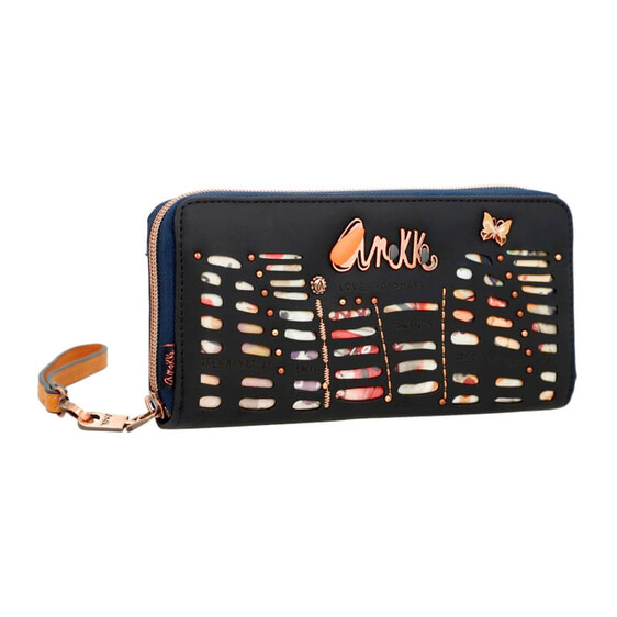 Anekke Carteira Grande Estampada RFID Nature Edition AMAZONIA PACHAMAMA Azul | Ref. 280.36779-908