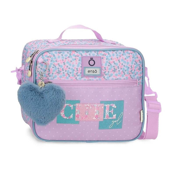 Lancheira Térmica Adaptável Enso CUTE GIRL Lilás | Ref. 186.9534821